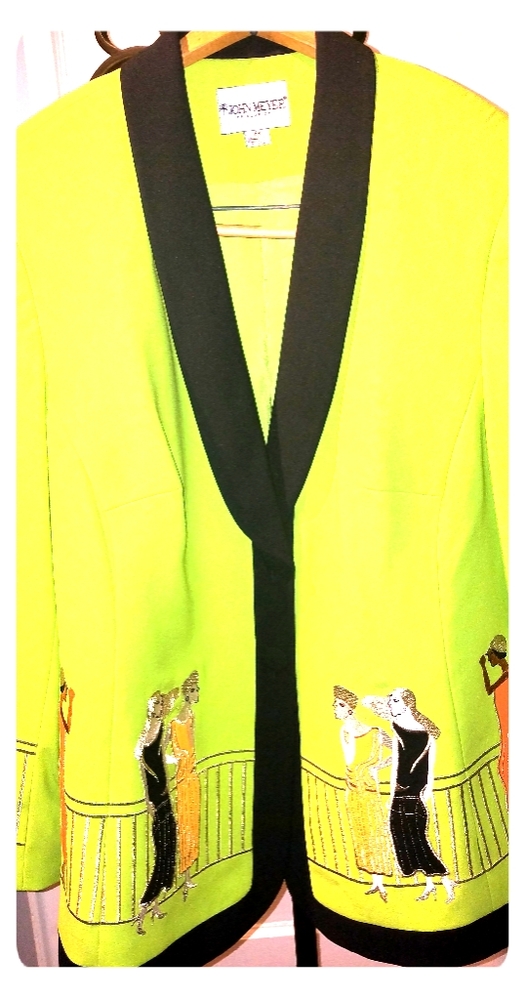 John Meyer Neon Green Blazer